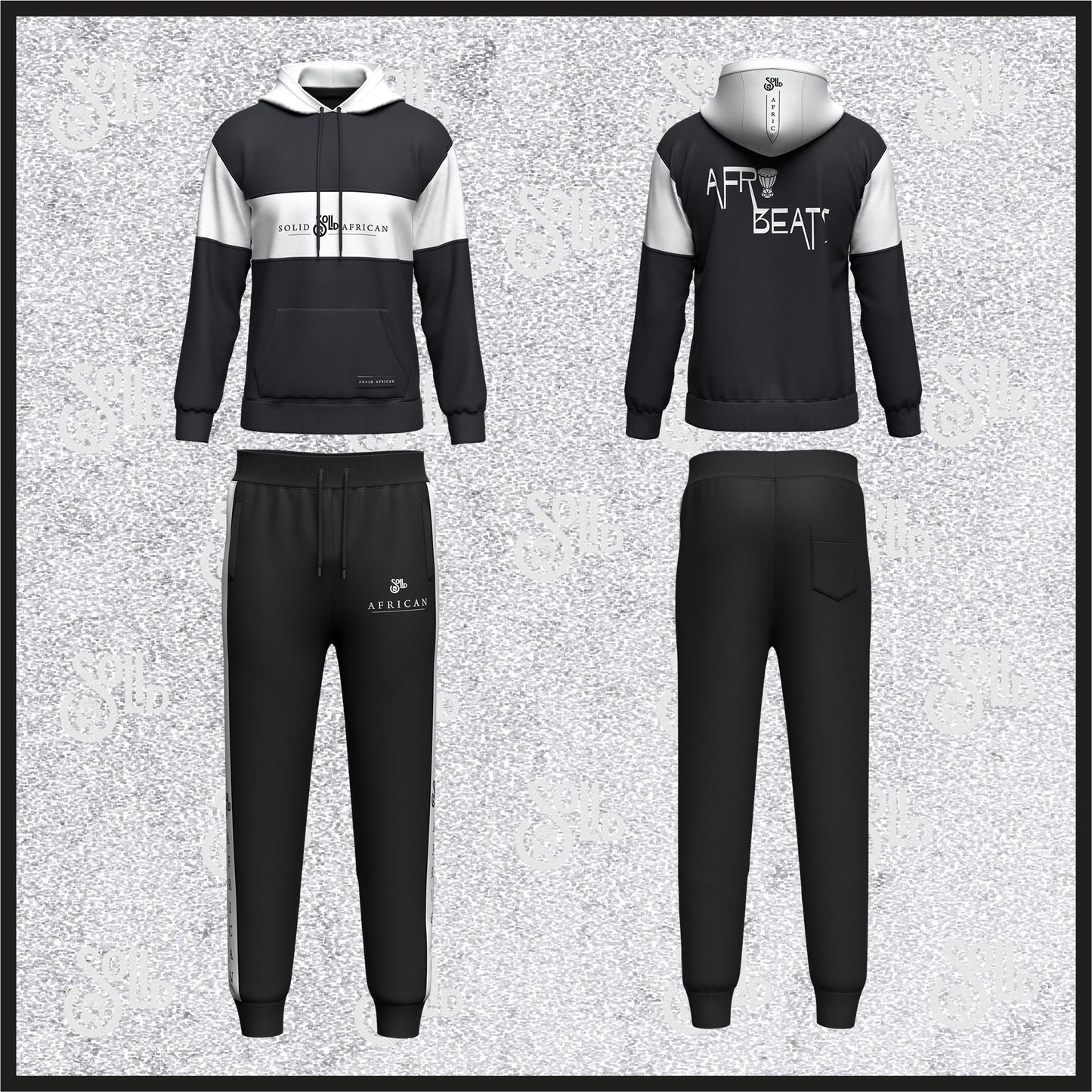 Solid African Track Suit PUNDAMILIA
